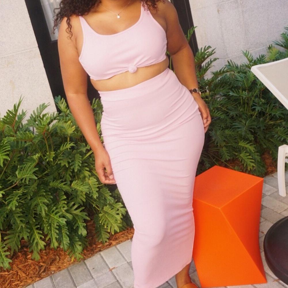 Blush Pink 2 Piece Set